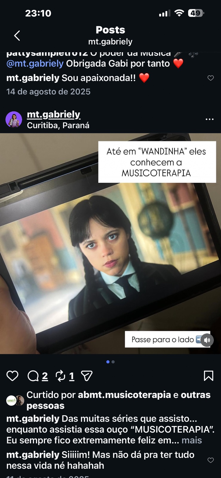 Musicoterapia e estimulação cognitiva.
