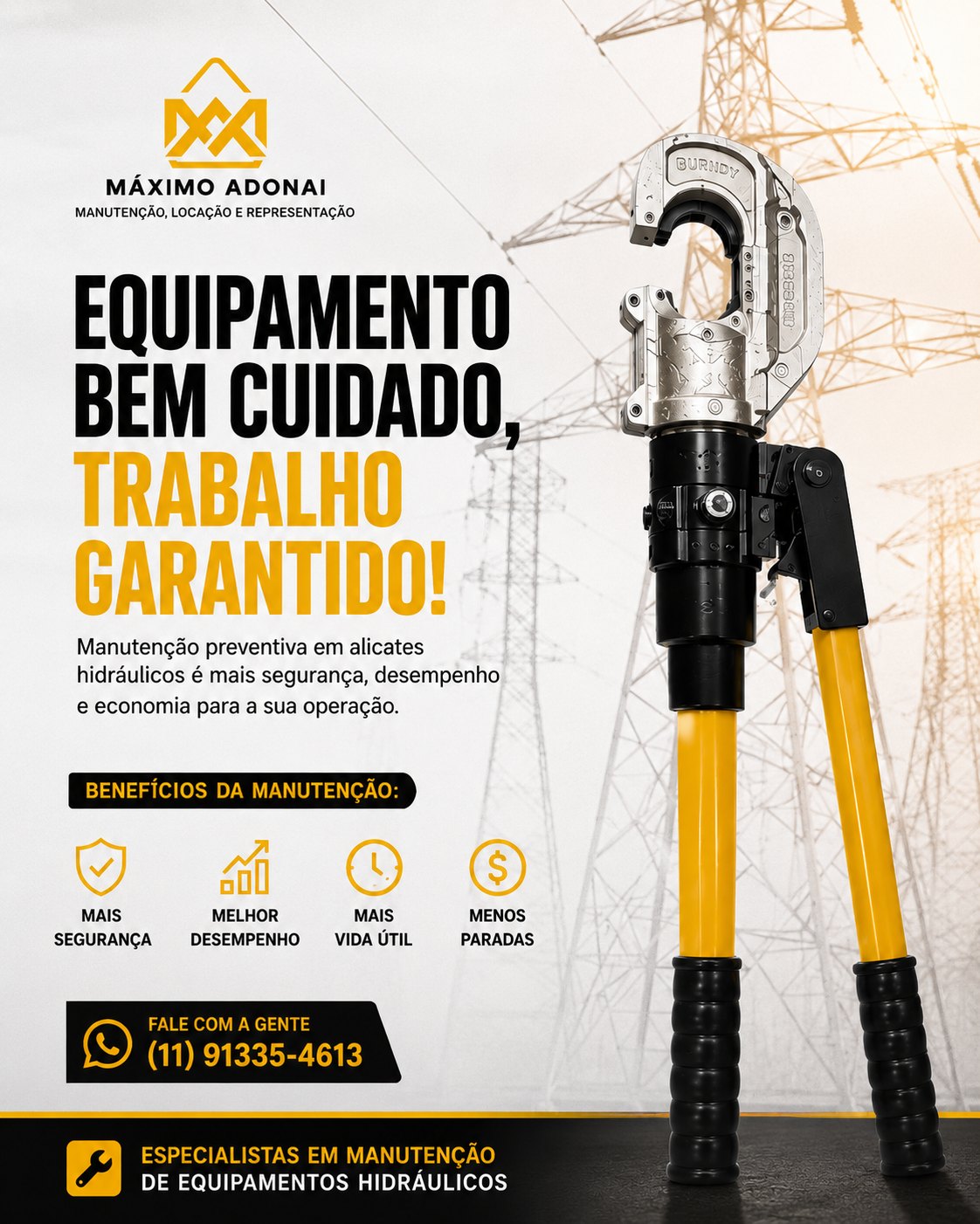 Maximo Adonai Manutenção Locação e Representação.