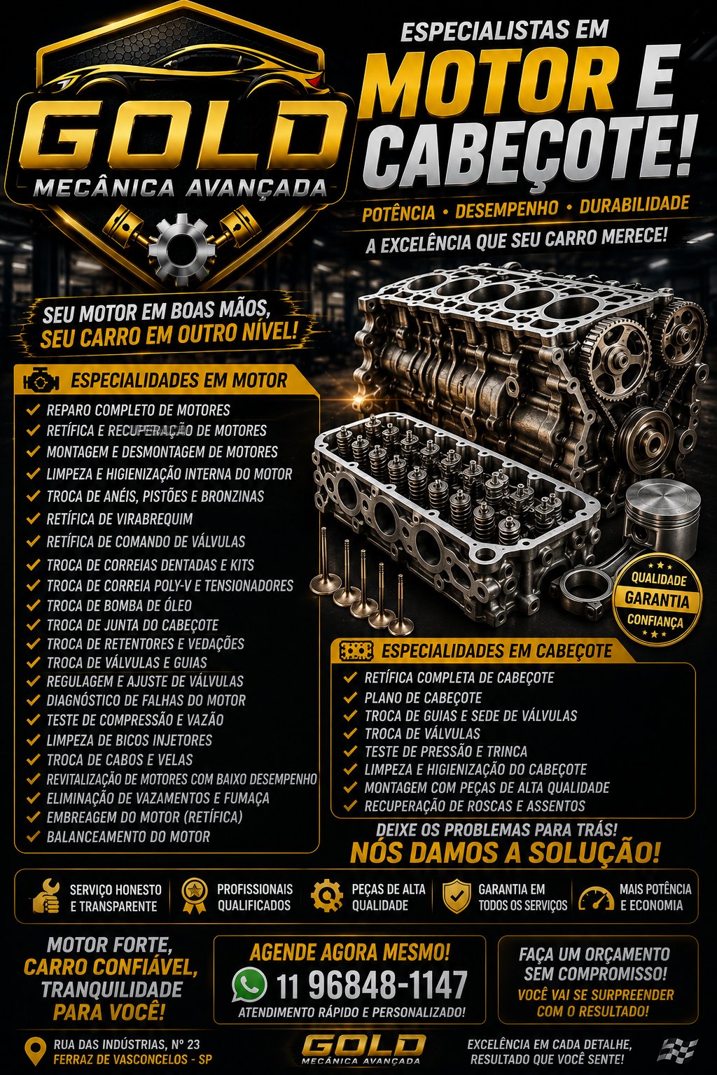 Gold mecânica avançada