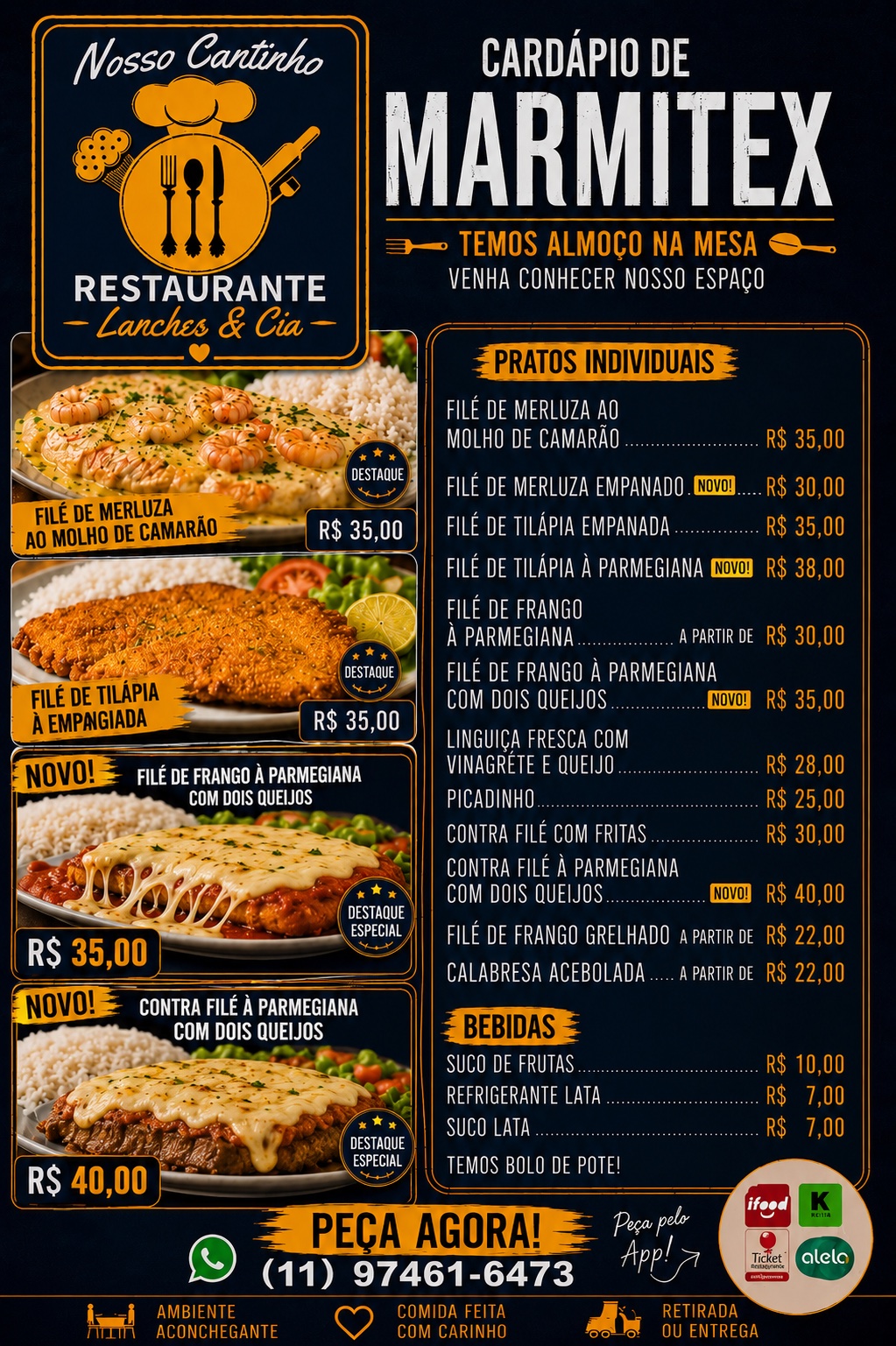 Restaurante Nosso Cantinho Lanches & Cia